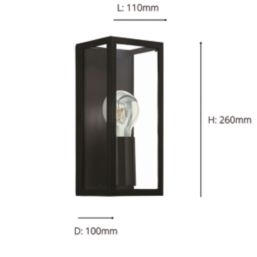 Eglo Amezola Bathroom Wall Light Black