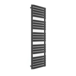 Black heated towel rail screwfix sale