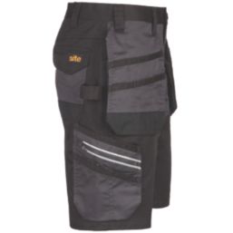 Site Kirksey Shorts Grey/Black 34" W