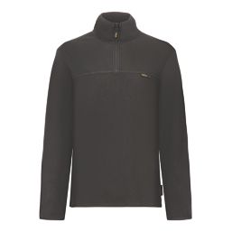 Site Blockley 1/4 Zip Fleece Black Small 42" Chest