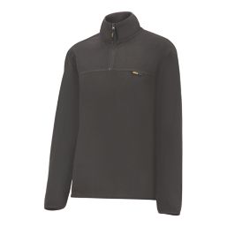 Site Blockley 1/4 Zip Fleece Black Small 42" Chest
