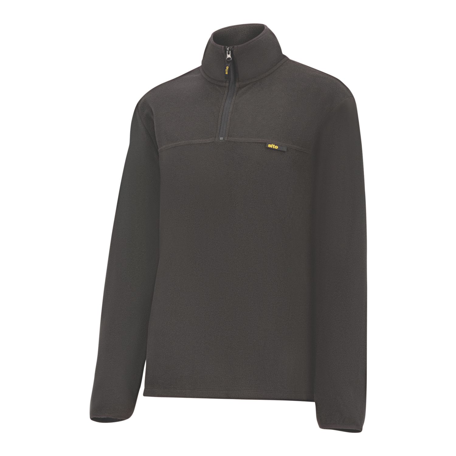 Site Blockley 1/4 Zip Fleece Black Small 42" Chest (446RV)