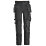 Snickers 6247 Womens Stretch Trousers  Black Size 14 31" L
