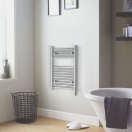 Towelrads 691mm x 450mm 512BTU Chrome Flat Electric Towel Radiator