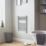 Towelrads 691mm x 450mm 512BTU Chrome Flat Electric Towel Radiator