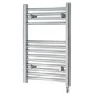 Towelrads 691mm x 450mm 512BTU Chrome Flat Electric Towel Radiator