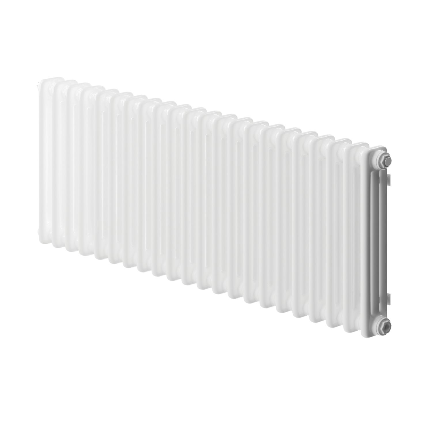 DeLonghi 500mm x 1038mm 3873BTU Traffic White Horizontal 3 Column Radiator (446TA)