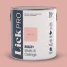 LickPro Max+ 2.5Ltr Pink 13 Eggshell Emulsion  Paint