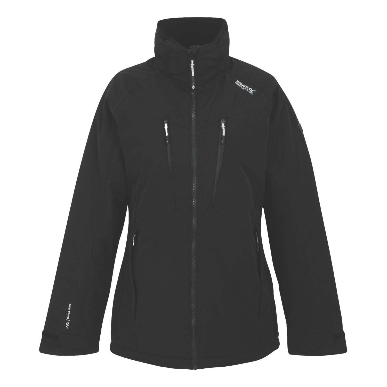 Regatta Winter Calderdale II Waterproof Womens Jacket Black Size 20 (446VM)