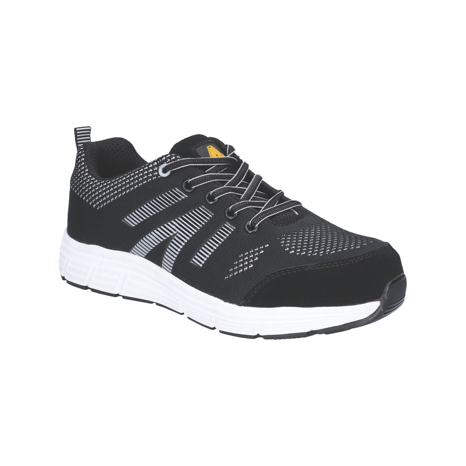 Amblers AS714 Bolt Size 6 Black Steel Toe Cap Safety Trainers (446XH)