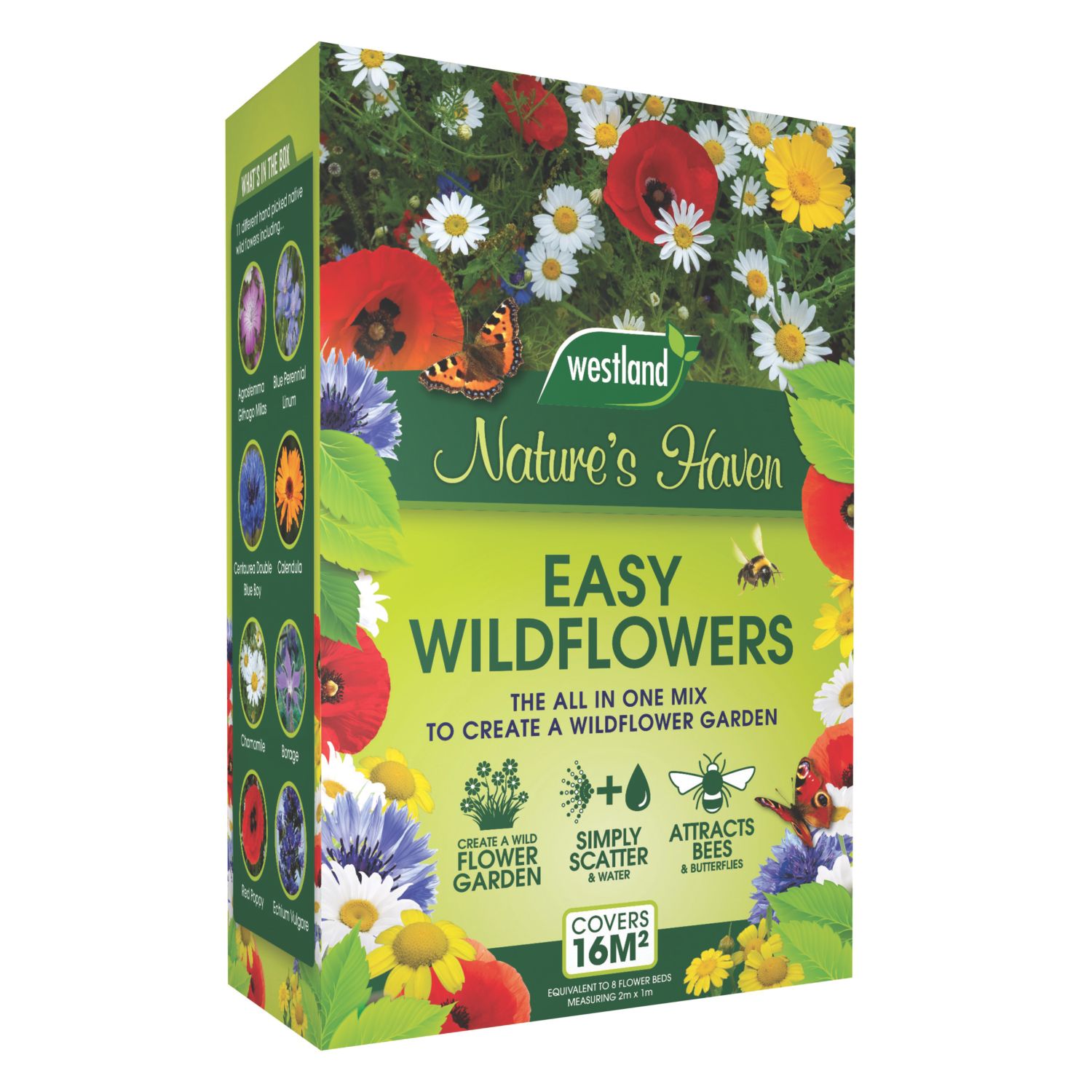 Westland Nature's Haven Easy Wildflowers 16m² 4kg (446YU)