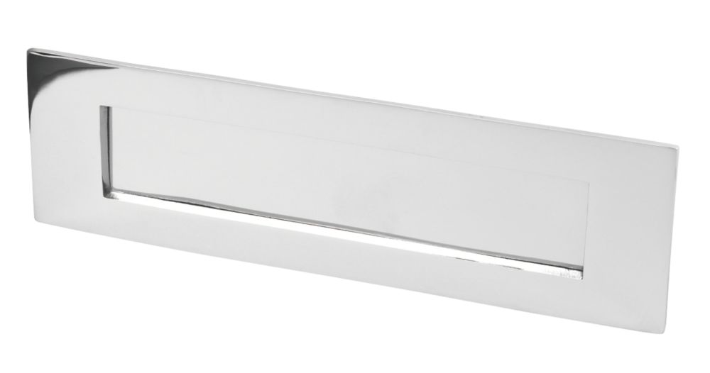 Victorian Letter Plate Polished Chrome 250mm x 75mm