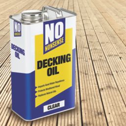 No Nonsense Timber Decking Oil Clear 5Ltr