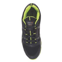 Regatta Vendeavour Size 10  Navy / Lime Punch Waterproof  Non Safety Trainers