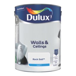 Dulux Walls & Ceilings 5Ltr Rock Salt Matt Emulsion  Paint