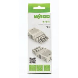 Wago Winsta Midi 25A 4-Way Push-Wire Pluggable Connector