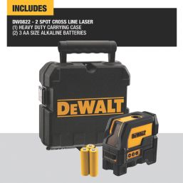 DEWALT DW0822-XJ Red Self-Levelling Cross-Line Plumb Laser