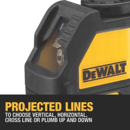 DEWALT DW0822-XJ Red Self-Levelling Cross-Line Plumb Laser