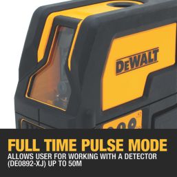 DEWALT DW0822-XJ Red Self-Levelling Cross-Line Plumb Laser