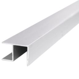 Multipanel Type 100 Flush Corner Satin Aluminium 2450mm x 11mm