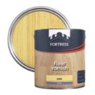Fortress 2.5Ltr Clear Satin Water-Based Floor Varnish