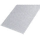 Rothley Stretched Perforated Protective Door Plate Steel 250mm x 500mm