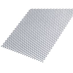 Rothley Stretched Perforated Protective Door Plate Steel 250mm x 500mm x 1.6mm