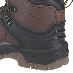 Amblers FS197   Safety Boots Brown Size 6