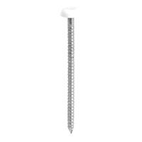 Timco Polymer-Headed Pins White 6.4 x 30mm 0.22kg Pack