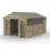 Forest Beckwood 10' x 14' 6" (Nominal) Apex Shiplap Timber Shed