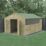 Forest Beckwood 10' x 14' 6" (Nominal) Apex Shiplap Timber Shed