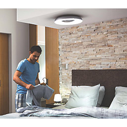 Philips Hue Ambiance Still LED Ceiling Light Black 22.5W 2350-2500lm