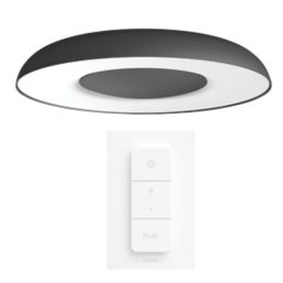 Philips Hue Ambiance Still LED Ceiling Light Black 22.5W 2350-2500lm