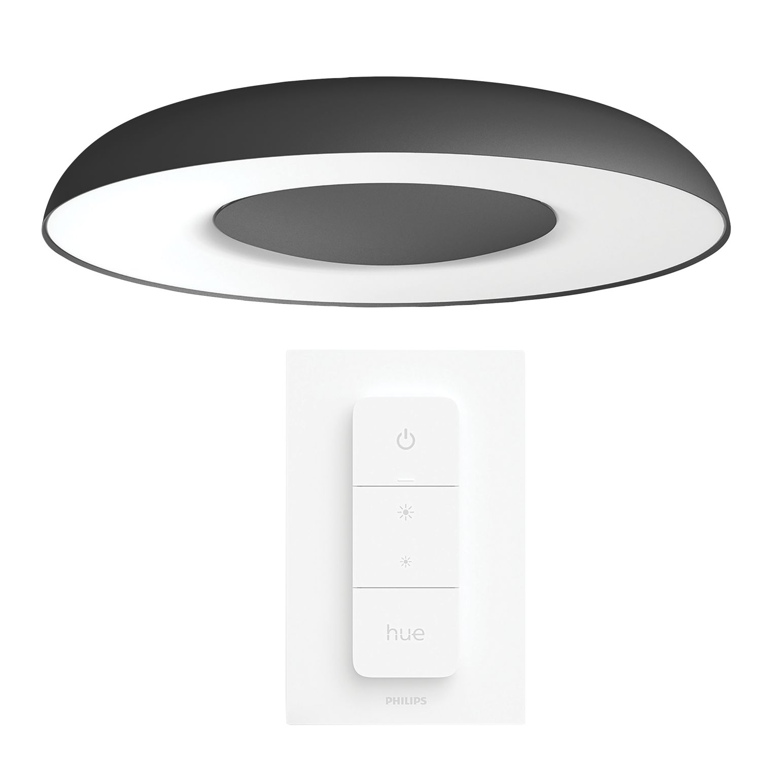 Philips Hue Ambiance Still LED Ceiling Light Black 22.5W 2350-2500lm (447PY)
