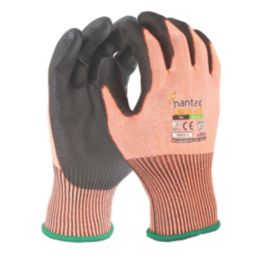 UCI Hantex Vecta Colour Coded Cut-Resistant Gloves Orange/Black Large