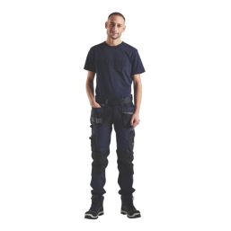 Blaklader 3D Short Sleeve T-Shirt Navy Medium 39" Chest