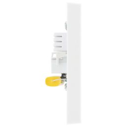 British General 900 Series 1-Gang Master Telephone Socket White