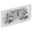 British General 800 Series 13A 2-Gang Unswitched Socket White