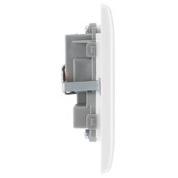 British General 800 Series 13A 2-Gang Unswitched Socket White