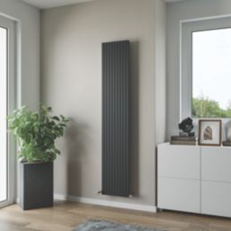 Ximax George 1800mm x 345mm 2649BTU Anthracite Vertical Designer Radiator