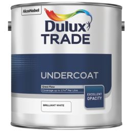 Dulux Trade  Undercoat Pure Brilliant White 2.5Ltr