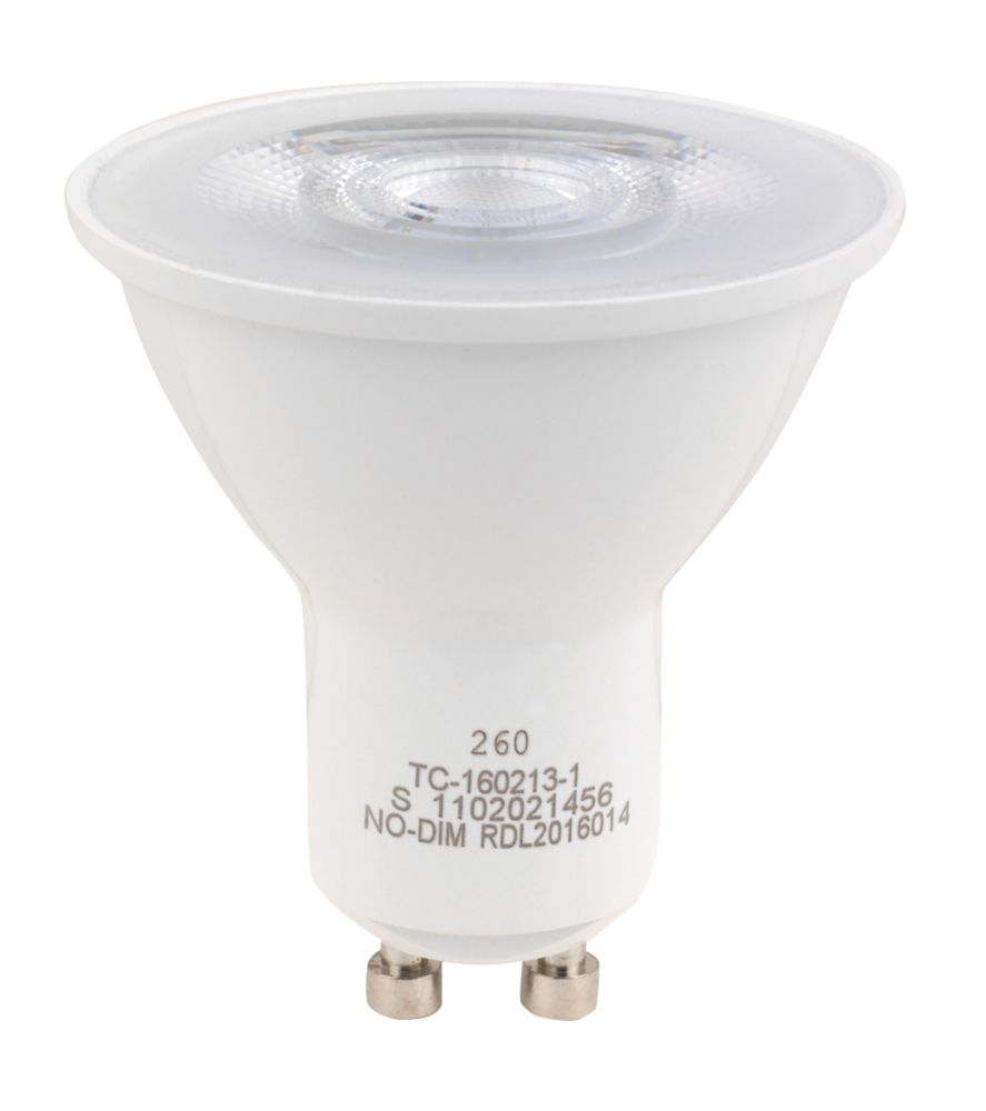 GU10 LED Light Bulb 230lm 3W Pack - Screwfix