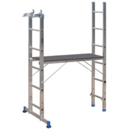 Mac Allister  2.65m Combination Ladder With Platform