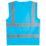Pro RTX High Visibilty  Waistcoat Sapphire Blue Large 44" Chest