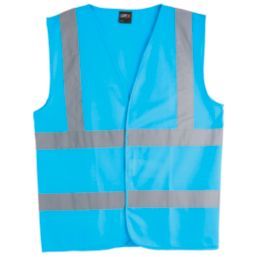 Pro RTX High Visibilty  Waistcoat Sapphire Blue Large 44" Chest