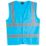 Pro RTX High Visibilty  Waistcoat Sapphire Blue Large 44" Chest