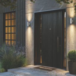 4lite Marinus Sleek Outdoor Up/Down Wall Light Stainless Steel