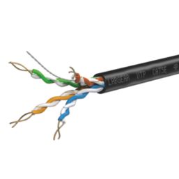 Labgear Cat 5e Black  4-Pair 8-Core Unshielded Ethernet Cable 305m Box