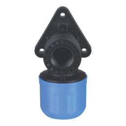 Flomasta  MDPE Wall-Plate Elbow 20mm x 1/2"