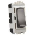 Knightsbridge  20AX Grid Intermediate Switch Black Nickel